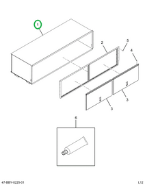 2211722C8 Box Assembly Luggage Without D