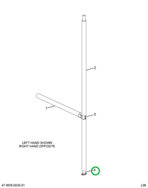 2211832C1 STANCHION STAINLESS STEEL FO