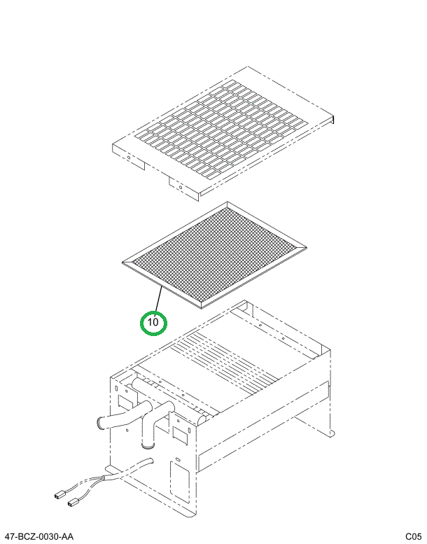 2211904C2 FILTER  HEATER  KYSOR 50 000 B