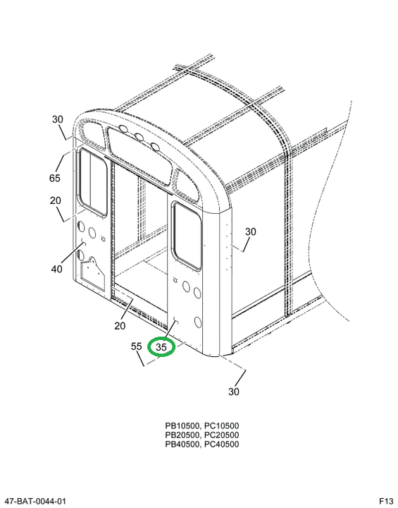 2212022C1 PANEL   REAR OUTER RH
