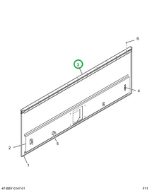 2212081C92 Hinge, Storage Door, Rubber 87