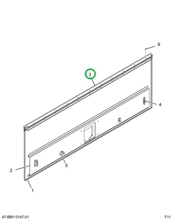 2212081C92 Hinge, Storage Door, Rubber 87