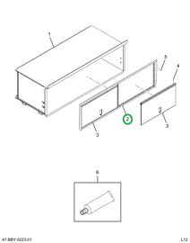 2212141C3 Frame, Luggage Box, Bus, W/o D