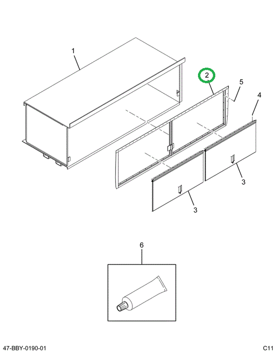 2212145C2 Fr Assembly, Luggage Box