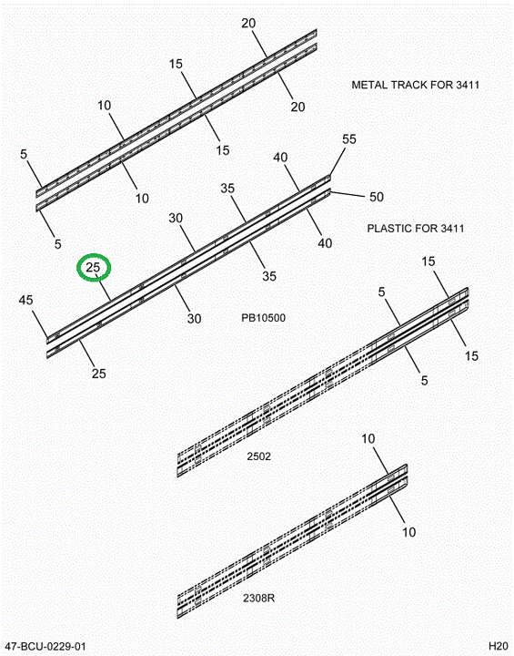 2212340C1 BAR LIGHT 4 BOW TRACK FLORIDA