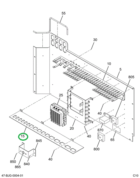 2212365C93 PLATE   LEFT HAND BODY JUNCTIO