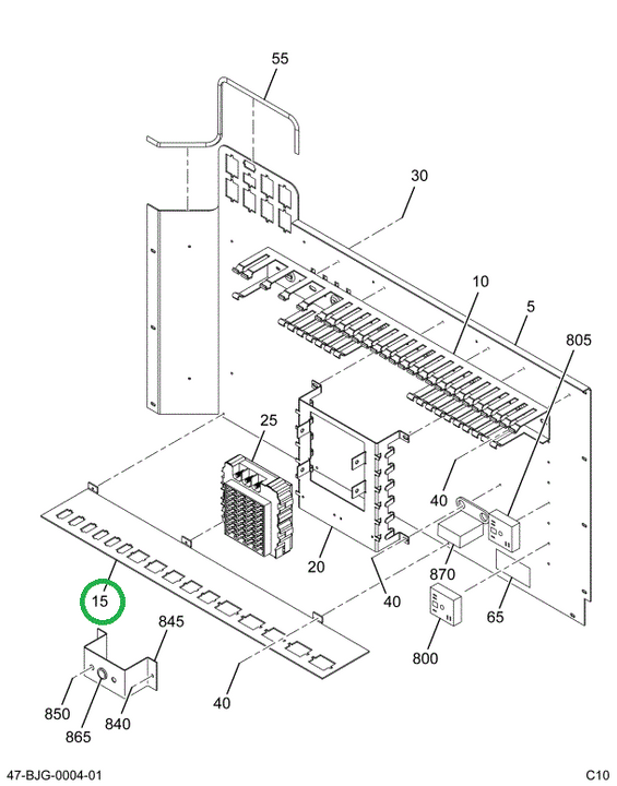 2212365C94 Plate Left Hand Body Junction