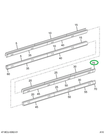 2212522C1 End, Cover Light Bar Right Han