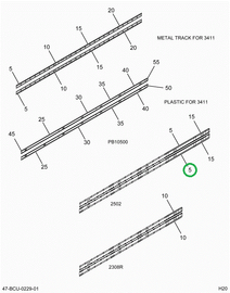 2212545C3 Support, Light Bar