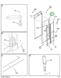 2212556C3 DOOR  ASSY CASING ENTRANCE OUT
