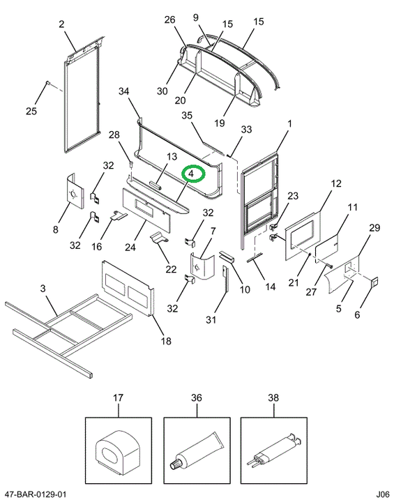 2212567C3 Fr Assembly, Cowl