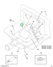 2212572C2 COVER FUEL FILL MID MOUNT