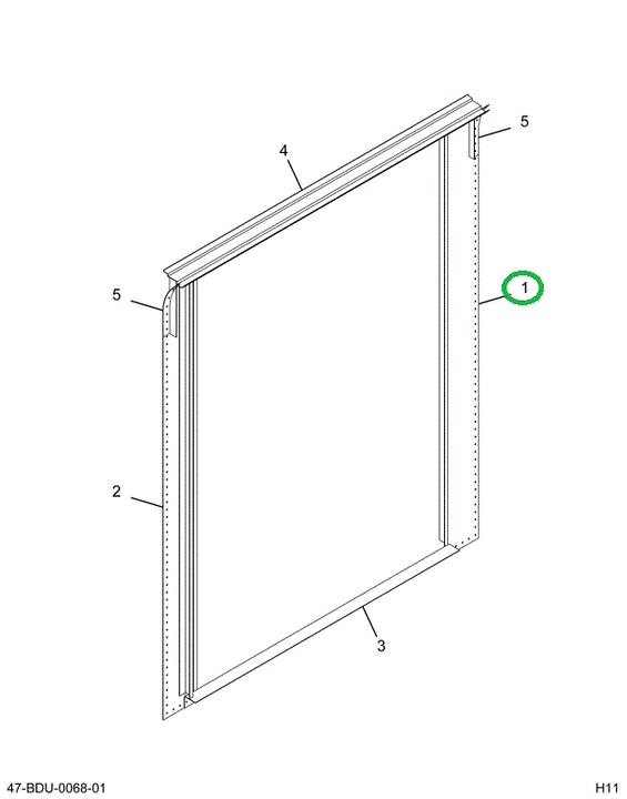 2212584C2 Post Fr, Assembly Ada Lift Doo