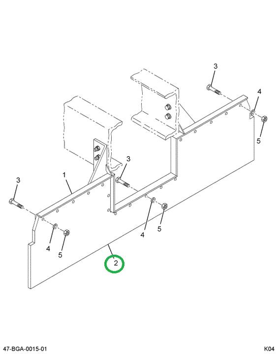 2212617C1 Mud- Flap, Rear Full Width