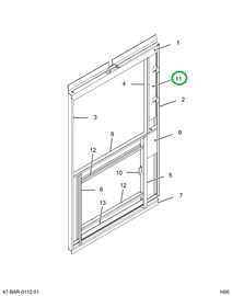 2212872C1 Panel Assembly, Seat Belt 3- P