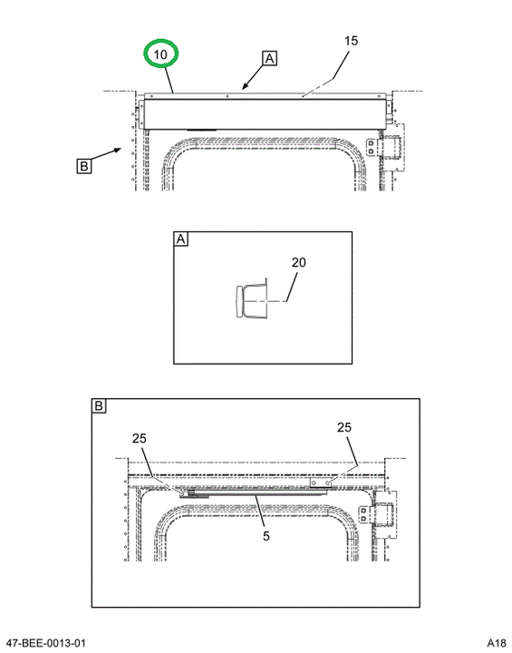 2212919C2 Cover, Side Emergency Door