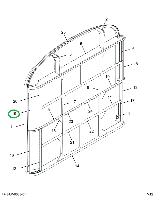 2214964C1 Channel, Closed Rear Fr