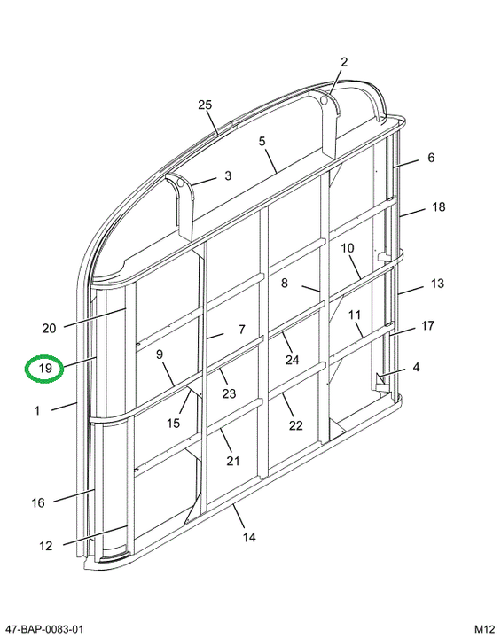 2214964C1 Channel, Closed Rear Fr