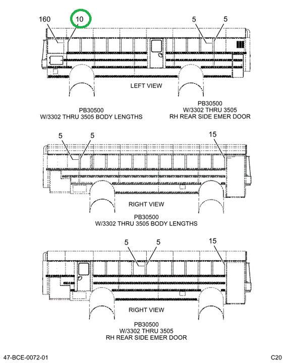 2215092C3 Panel Driver Window Post Cap