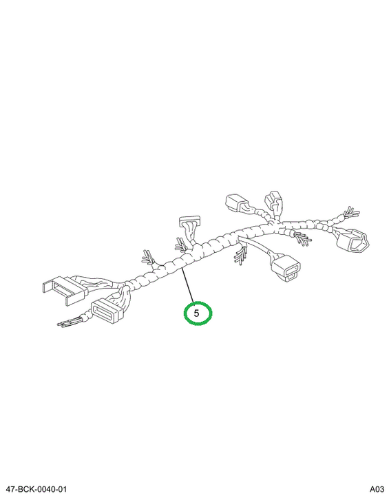2215209C91 Wire, Heater Auxiliary