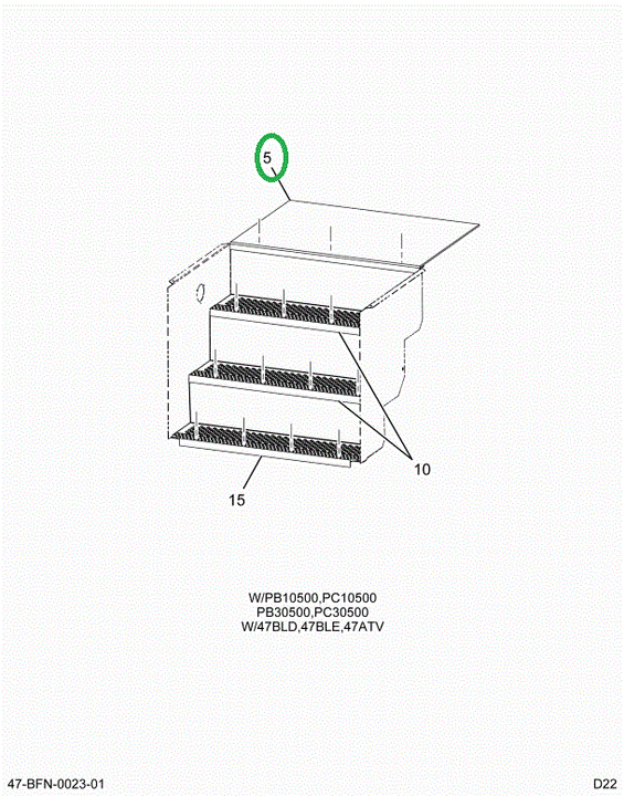 2215285C2 Plate, Wear Door Non- Metallic