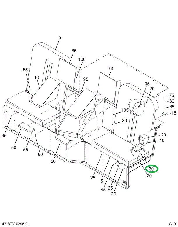 2215837C2 Plate Mounting Seat Bottom Dav