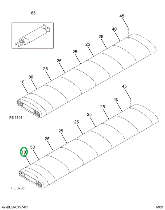 2215986C2 Lining, Over Head Perforated F