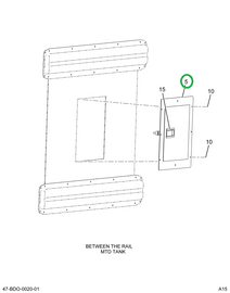 2215991C93 DOOR ASSY GAS PKT SPRING LOAD
