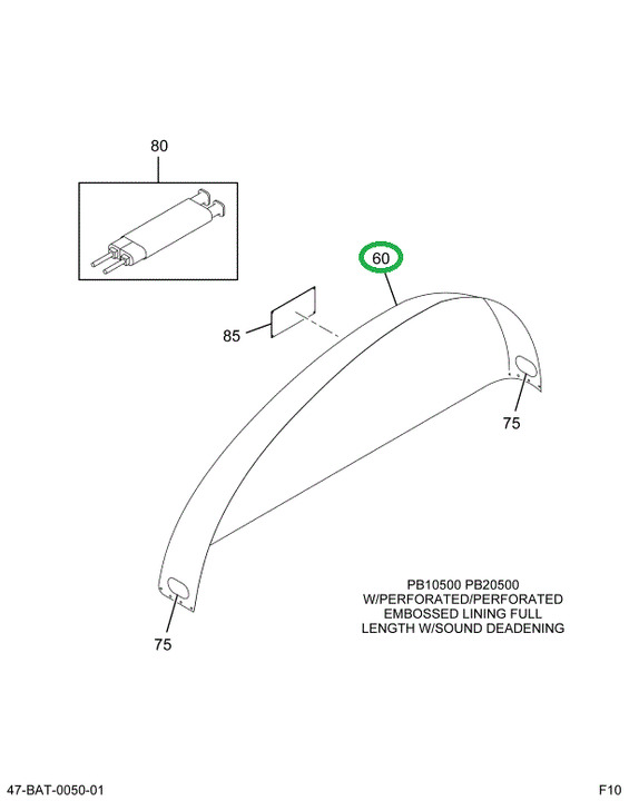 2216417C8 Cap Rear With Rear Lift Power