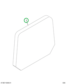 2216442C1 Upholstery, Seat Back Passenge