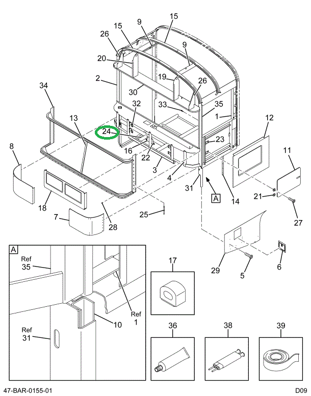 2216450C3 Platform Floor Front R