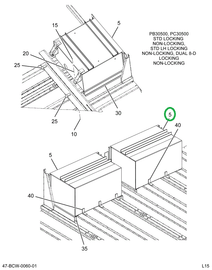 2216637C7 Box, Battery, Weldment Dual 8-