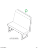 2218573C91 Seat 6 Leg 45 Degree Flip Wall