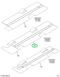 2218850C1 Mat, Floor 1- Piece Rubber 89