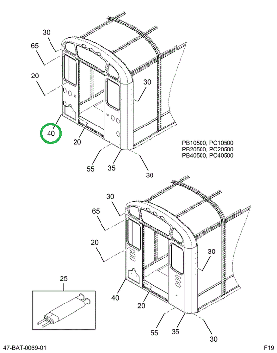2218907C3 Panel, Rear Outer, Bus Body,