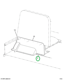2218915C2 Panel Modesty Aft Of Driver Wi