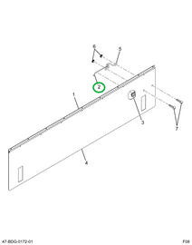 2220136C1 BRACE BULKHEAD PROP ROD