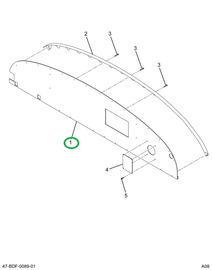 2220219C3 Panel, Bulkhd W/glove Box Forw