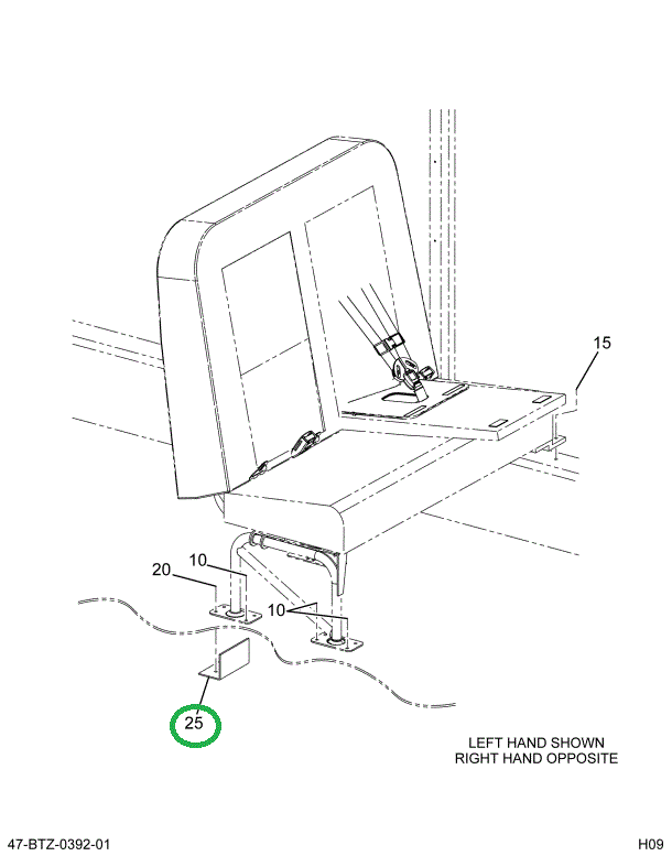 2220255C1 Plate, Seat Anchor l Type Stai