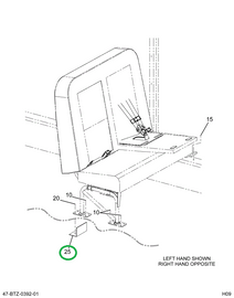 2220255C1 Plate, Seat Anchor l Type Stai