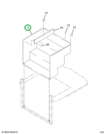 2220277C91 Stepwell Assembly, Stainless S
