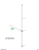 2220368C1 Stanchion, Horizontal, Lh, Bus