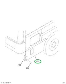2221619C1 SKIRT  DRVR  FE W/ 8QT & ENG B