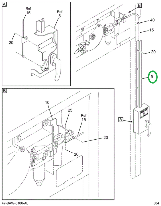 2221620C92 COVER  ASSY RELEASE EMER CHILD