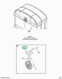 2221725C2 Support, Bus Body, Fan Reinfor