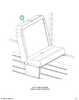 2221862C91 Seat 2 Leg Wall Mounting