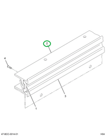 2222116C1 Bracket, Hinge, Door, Bus, Hin