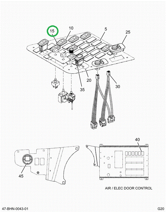 2222551C1 SWITCH  ROCKER  V-SERIES 3 POS