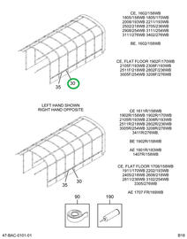 2222950C2 Seat, Rail Left Hand Front 70.
