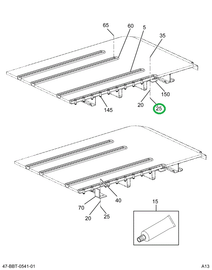2223239C2 NUT  KEPS 5/16-18 W/CONICAL WA